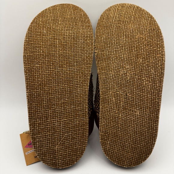 NWT Sanuk Original Sidewalk Surfers Chiba Jute Loafer Brown Men's Size 7 Vegan - Picture 4 of 12